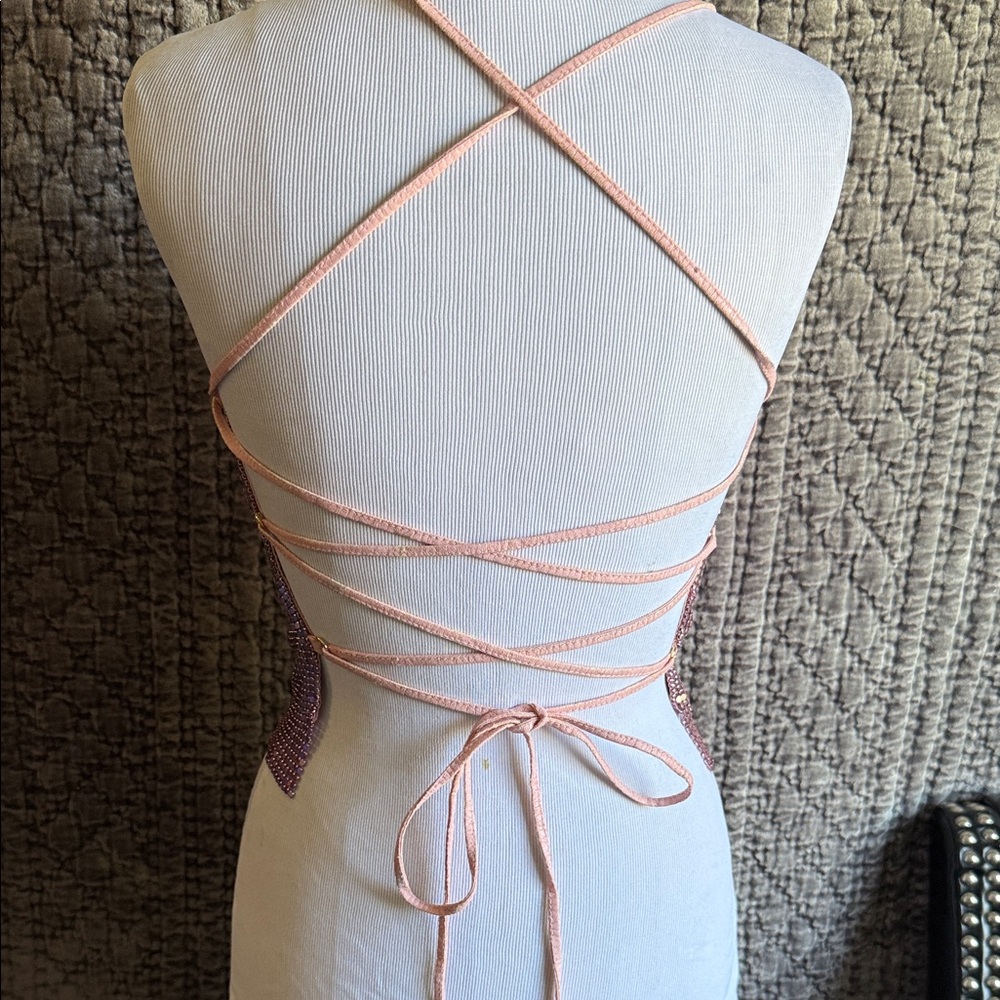 Glamorous Pink Sequin Camisole - image 4